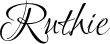 Ruthie font