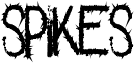 Spikes font
