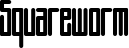 Squareworm font