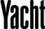 Yacht font