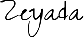 Zeyada font