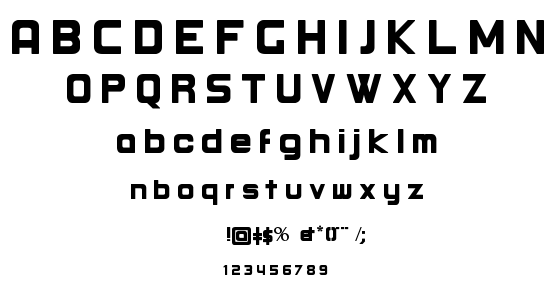 Round font