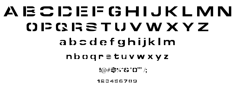 Street dork font