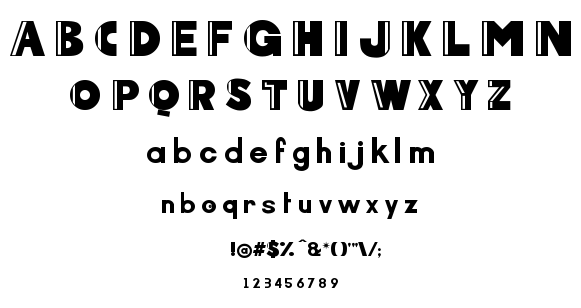 Arcoverde font