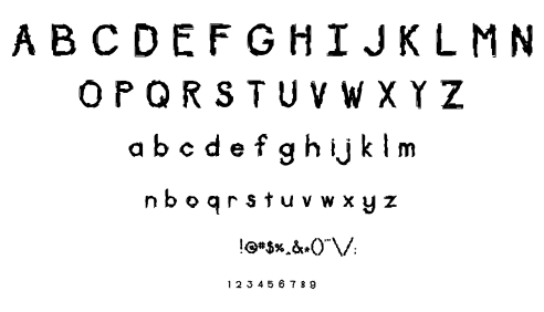 Diskontented font