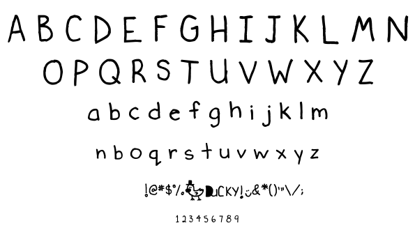 Ducky font