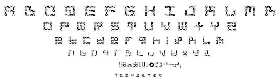 FK Chain font
