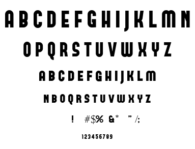 Forque font