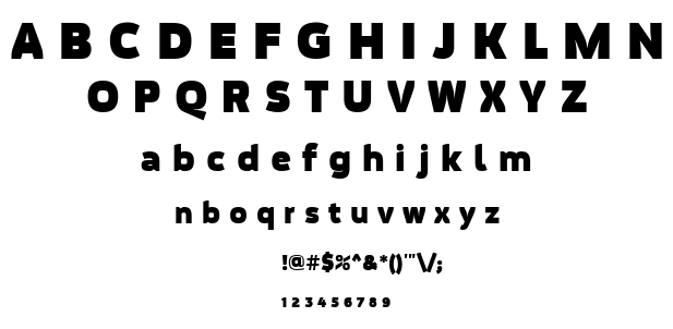 Movavi Grotesque Black font