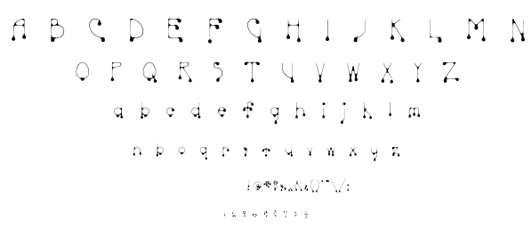 Skinny Drip font