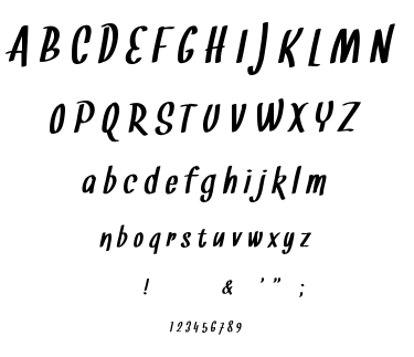 Snickles font