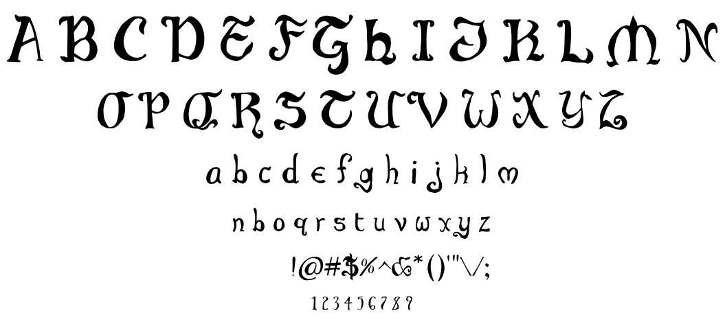 Throrian Commonface font