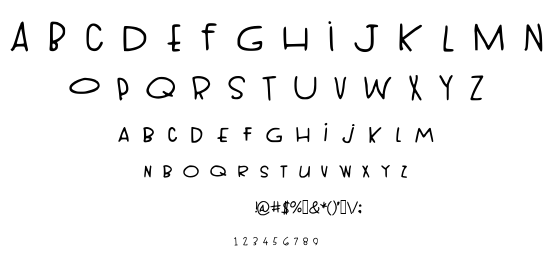 Top Heavy font