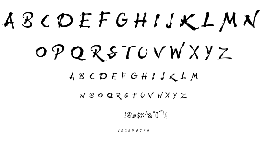 Wolf’s Rain font
