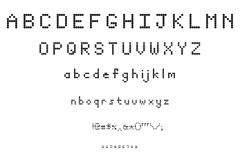 dotty font