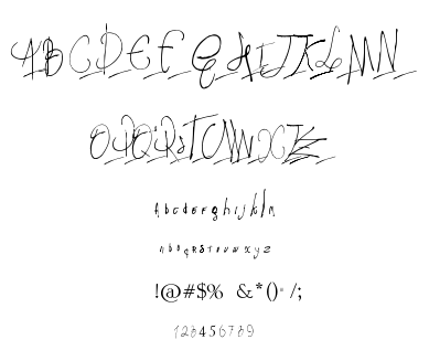Pappo’s Blues Fanmade font