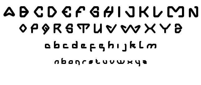 aero dynamic font