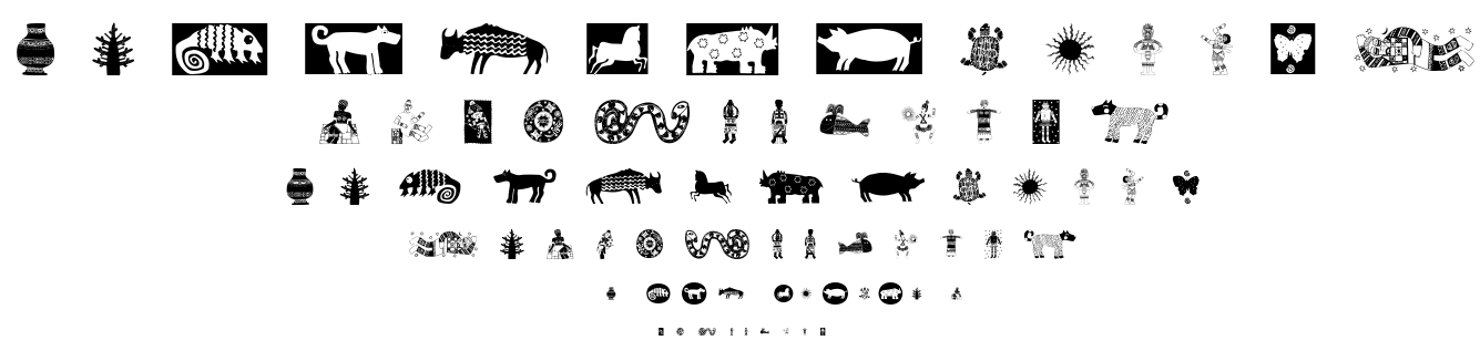 Africain font