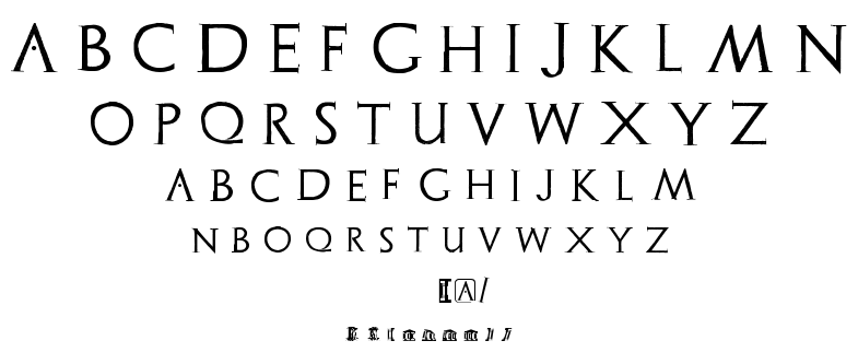 Archeologicaps font