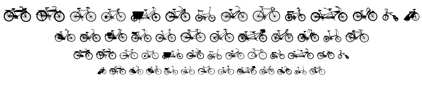 BIKES font