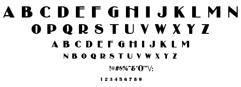 Broadbay font