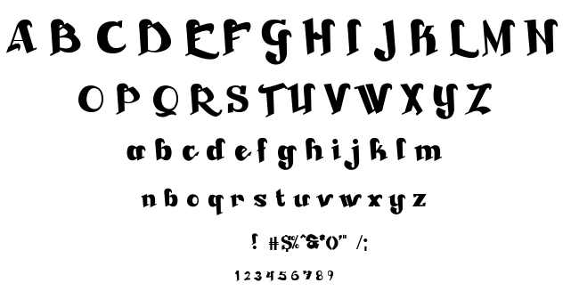 Beckasin font