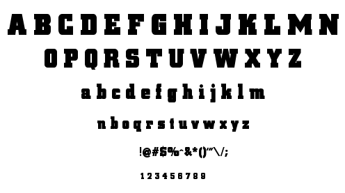 Blax Slab XXL font