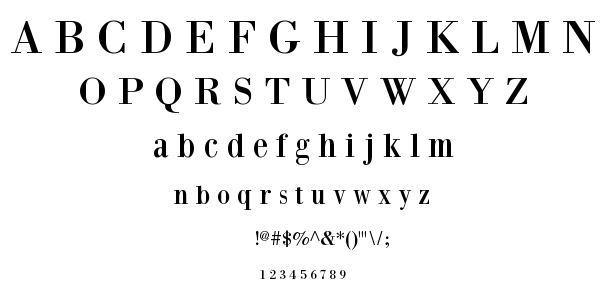 Bodoni XT font