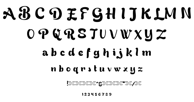 Bready font