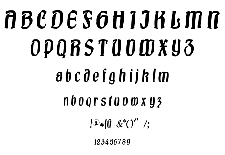 Burgfest font