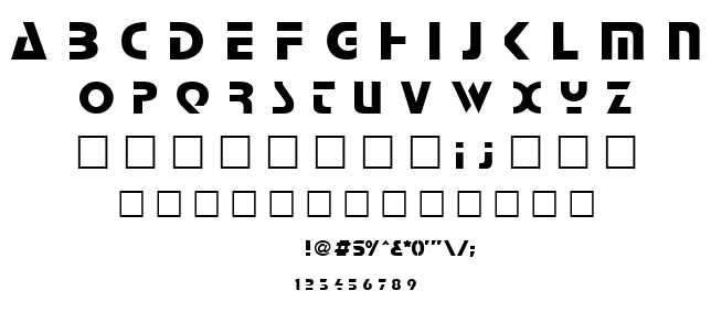 COMARO font