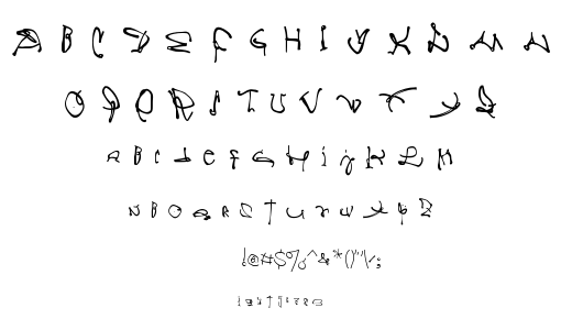Crazy Written font