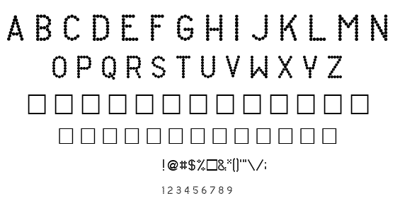 DAUGHTY font