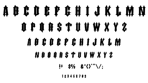 Dornspitz Grotesk font