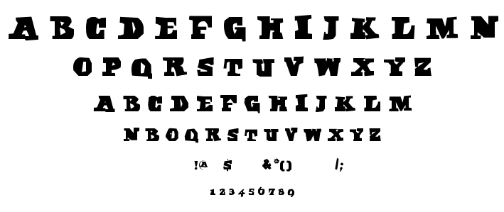 Egypt Axt font