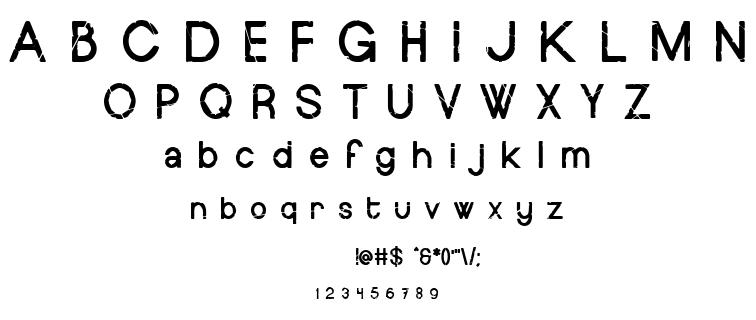 Europe Underground Worn font