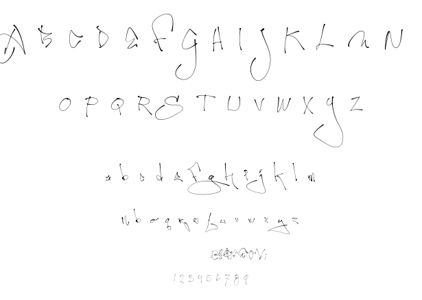 First Lyrics font