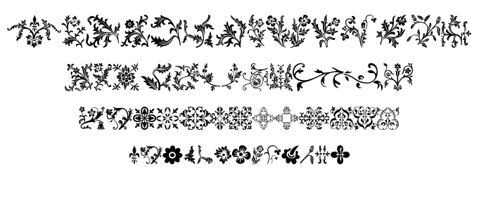 Floralia font