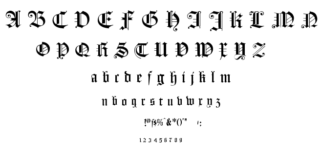 Flying Hollander font