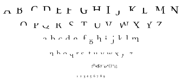 Fragmenta font