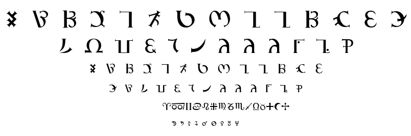 GD_Enochian font