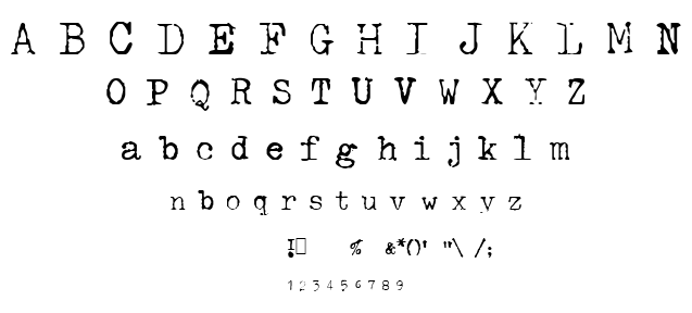 GF Halda font