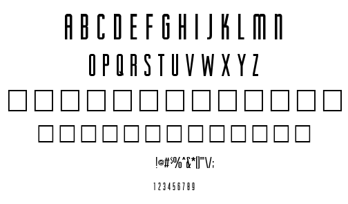 HIGHERUP font