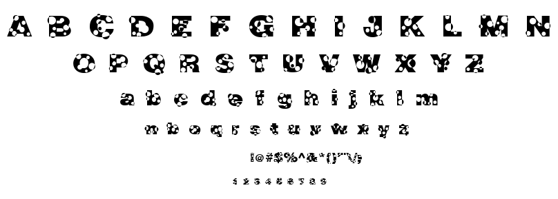 HolyMoly font
