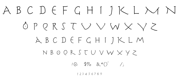 Herr Cooles Writing font