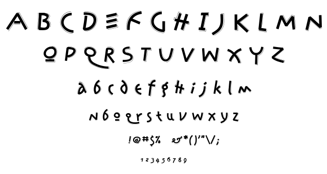 Jonas font