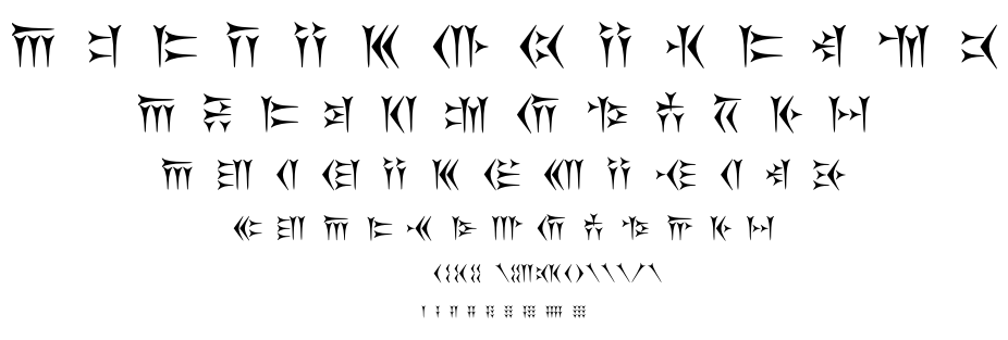Kakoulookiam font