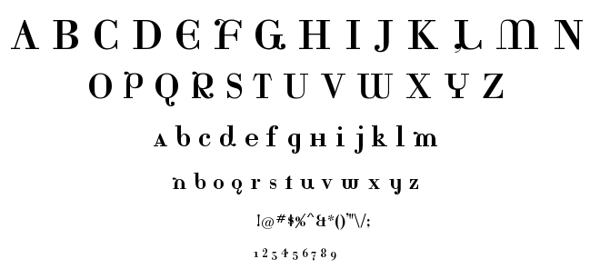 Katrina font
