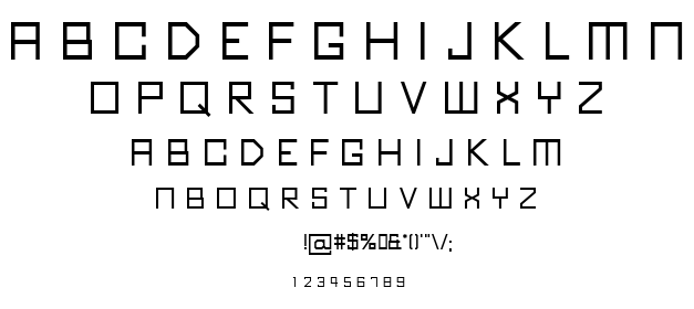 Kubus font
