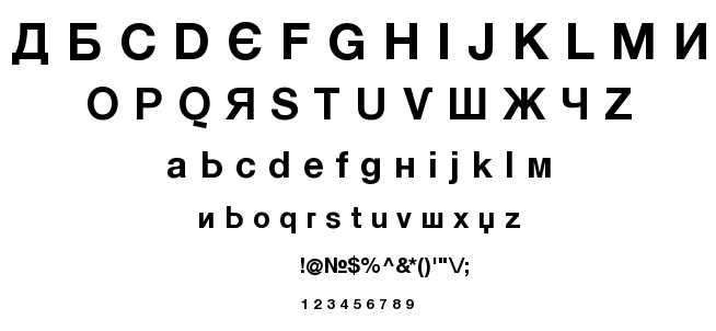 Kyrilla font